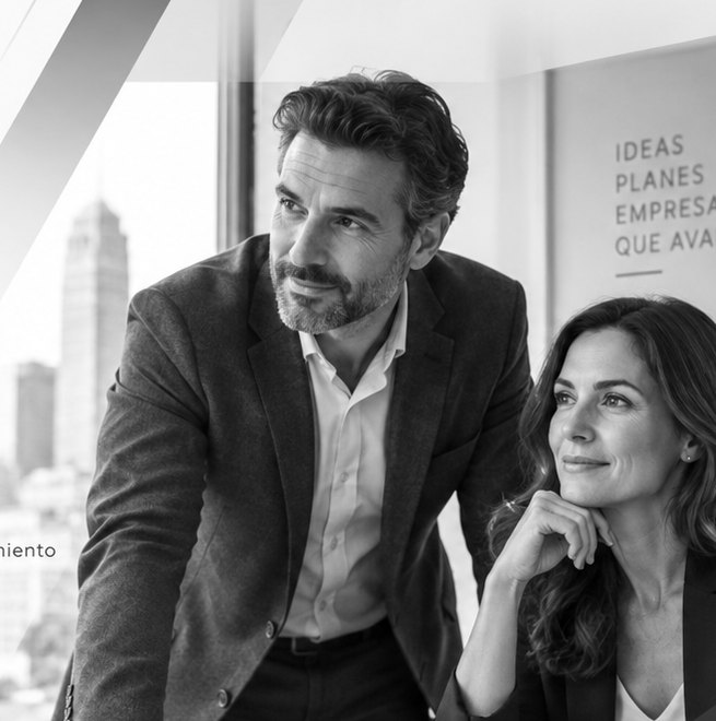 Equipo directivo analizando una estrategia